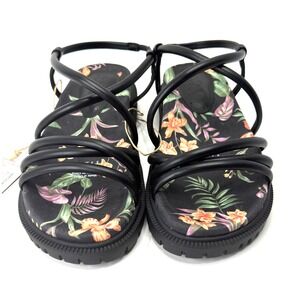 Roxy Women's Brooke Strappy Sandals Island Floral Size 5 NWT
